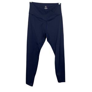 Bare Brand Navy Blue Athletic Leggings High Rise Waistband Womens Size Medium